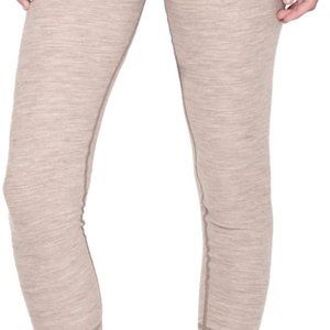 Meriwool Women's Merino 250 Base Layer Leggings - Small/Khaki